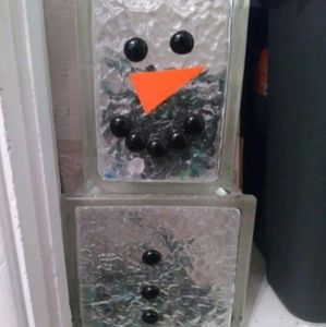 Homemade Xmas Lightup Snowman